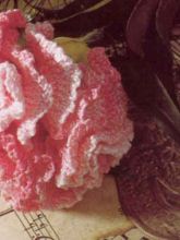 Вязаные цветы - Вязаная гвоздика