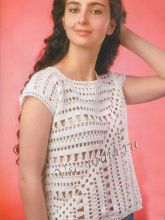 Хлопковый белый топ, фото