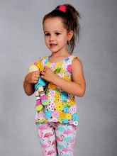 Цветочный топ на девочку