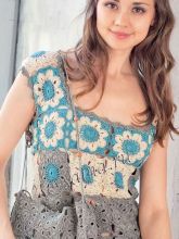 Топ и сумка из отдельных фрагментов, фото