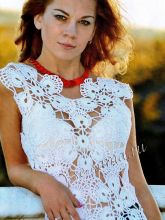 Топ крючком - Жаклин, фото