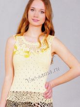 Бежевая майка, фото