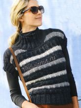 Очаровательная безрукавка серого цвета, фото