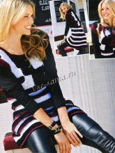 Женственная туника и шарф-снуд, фото