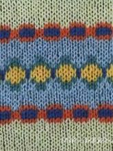 Жаккардовый узор спицами 5