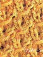 Рельефный узор спицами 2