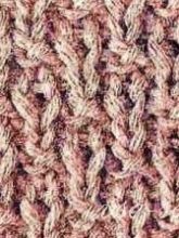 Рельефный узор спицами 3