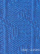 Рельефный узор спицами