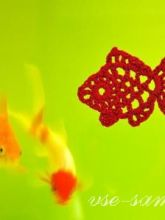 Мотив крючком - Рыбка