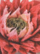 Валяние цветка - астра, фото