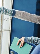 Нарукавники с жаккардовым узором, фото