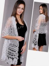 Голубой палантин, фото