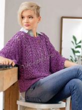 Пуловер - лиловая мечта