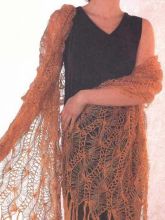 Пушистый палантин