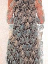 Шаль из тонкого мохера