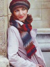Берет и шарф