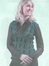 Ажурная безрукавка