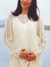 Ажурный кардиган