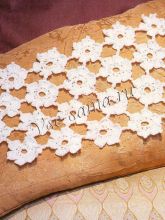 Декорирование подушки - Цветы крючком