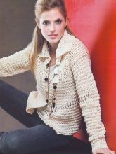 Жакет цвета слоновой кости