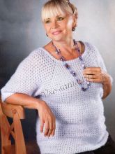 Жемчужный пуловер реглан