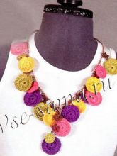 Колье Кружатся диски