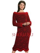 Платье - Красная нежность