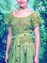 Платье оливкового цвета