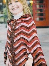 Пончо на пуговицах