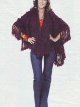 Пончо на вечер