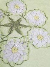 Салфетка крючком с ромашками, фото