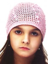 Шапочка крючком с шишечками