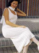 Вязаное платье