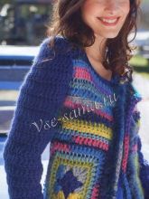 Жакет и сумочка крючком