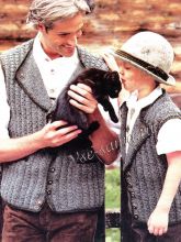 Детский и мужской жилеты - Деловой разговор