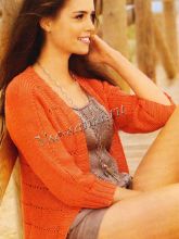 Двойка спицами: жакет и топ