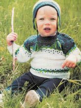 Джемпер, штанишки и шапочка