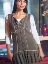 Женская туника с косами