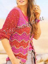 Женский узорчатый жакет