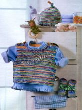 Жилет, шапочка, носочки