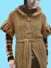 Кардиган из однотонной пряжи