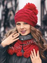 Красные шапочка и шарф