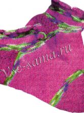 Носки с меланжевыми полосками