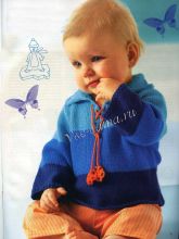 Полосатый пуловер поло