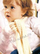 Шарф кремового цвета