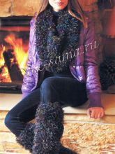 Шарф-снуд и гетры