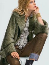 Жакет без застёжки