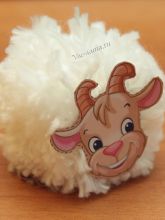 Барашек-помпон из растишки