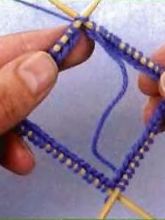 Наборный край носка