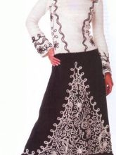 Джемпер с отделкой вприкреп